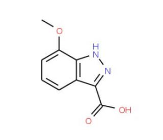 7-Methoxyindazole-3-carboxylic acid (CAS 133841-08-4) - chemical structure image