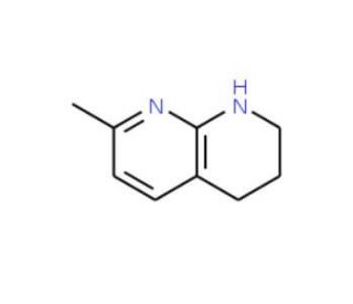 7-Methyl-1,2,3,4-tetrahydro-1,8-naphthyridine (CAS 274676-47-0) - chemical structure image