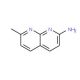 7-methyl-1,8-naphthyridin-2-amine (CAS 1568-93-0) - chemical structure image