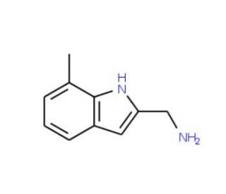 [(7-Methyl-1H-indol-2-yl)methyl]amine - chemical structure image