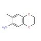 7-Methyl-2,3-dihydro-benzo[1,4]dioxin-6-ylamine - chemical structure image