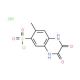 7-Methyl-2,3-dioxo-1,2,3,4-tetrahydro-quinoxaline-6-sulfonyl chloride hydrochloride - chemical structure image