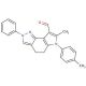 7-Methyl-2-phenyl-6-p-tolyl-2,4,5,6-tetrahydro-pyrrolo[2,3-g]indazole-8-carbaldehyde (CAS 556112-31-3) - chemical structure i