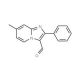 7-Methyl-2-phenylimidazo[1,2-a]pyridine-3-carbaldehyde (CAS 300708-60-5) - chemical structure image