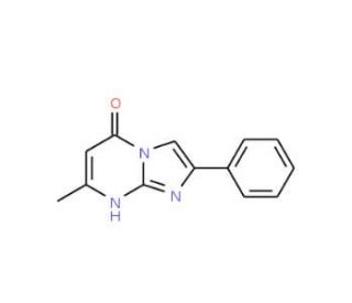 7-Methyl-2-phenylimidazo[1,2-a]pyrimidin-5-ol (CAS 95980-02-2) - chemical structure image