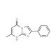 7-Methyl-2-phenylimidazo[1,2-a]pyrimidin-5-ol (CAS 95980-02-2) - chemical structure image