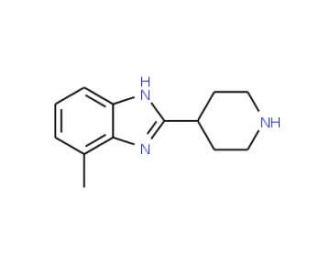 7-Methyl-2-piperidin-4-yl-1H-benzimidazole - chemical structure image