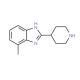7-Methyl-2-piperidin-4-yl-1H-benzimidazole - chemical structure image