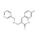 7-Methyl-3-{[(pyridin-3-ylmethyl)-amino]-methyl}-1H-quinolin-2-one - chemical structure image
