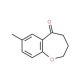 7-Methyl-3,4-dihydro-2H-benzo[b]oxepin-5-one (CAS 41177-66-6) - chemical structure image
