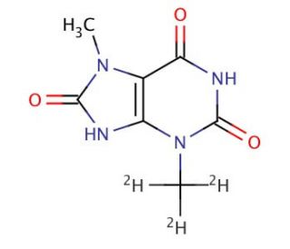 7-Methyl-3-(methyl-d3)uric Acid (CAS 383160-11-0) - chemical structure image