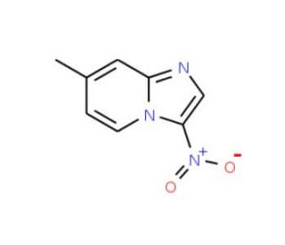 7-Methyl-3-nitroimidazo[1,2-a]pyridine (CAS 34165-07-6) - chemical structure image