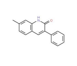 7-Methyl-3-phenyl-2-quinolinol (CAS 1031928-45-6) - chemical structure image