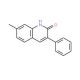 7-Methyl-3-phenyl-2-quinolinol (CAS 1031928-45-6) - chemical structure image