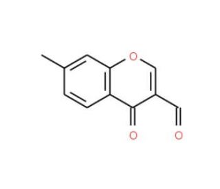 7-Methyl-4-oxo-4H-chromene-3-carbaldehyde - chemical structure image