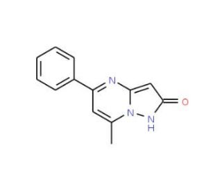 7-methyl-5-phenylpyrazolo[1,5-a]pyrimidin-2-ol (CAS 91902-03-3) - chemical structure image