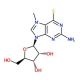 7-Methyl-6-thioguanosine (CAS 55727-10-1) - chemical structure image