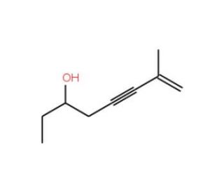7-Methyl-7-octen-5-yn-3-ol (CAS 87371-34-4) - chemical structure image