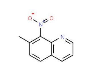 7-Methyl-8-nitroquinoline (CAS 7471-63-8) - chemical structure image