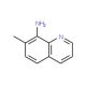 7-Methyl-8-quinolinamine (CAS 5470-82-6) - chemical structure image