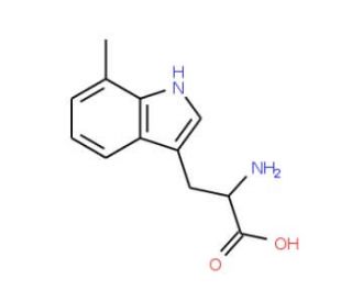 7-Methyl-DL-tryptophan (CAS 17332-70-6) - chemical structure image