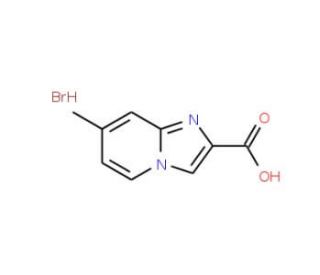 7-Methyl-imidazo[1,2-a]pyridine-2-carboxylic acid hydrobromide - chemical structure image