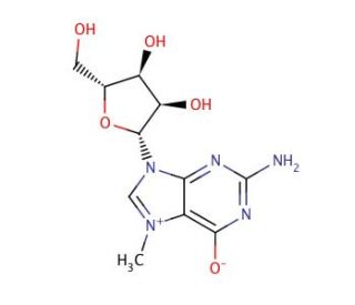 7-Methylguanosine (CAS 20244-86-4) - chemical structure image
