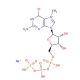 7-Methylguanosine 5′-triphosphate sodium salt (CAS 104809-18-9) - chemical structure image