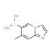 7-Methylimidazo[1,2-a]pyridine-6-boronic acid (CAS 957062-57-6) - chemical structure image