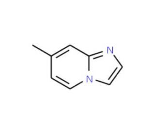 7-Methylimidazo[1,2-a]pyridine (CAS 874-39-5) - chemical structure image
