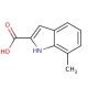7-Methylindole-2-carboxylic acid (CAS 18474-60-7) - chemical structure image