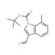 7-Methylindole-3-carboxaldehyde, N-BOC protected (CAS 914348-96-2) - chemical structure image