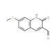7-Methylsulfanyl-2-oxo-1,2-dihydro-quinoline-3-carbaldehyde (CAS 873300-63-1) - chemical structure image
