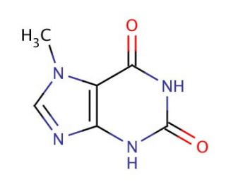 7-Methylxanthine (CAS 552-62-5) - chemical structure image