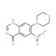 7-morpholin-4-yl-6-nitroquinazolin-4(3H)-one (CAS 66234-47-7) - chemical structure image