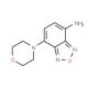 7-Morpholin-4-yl-benzo[1,2,5]oxadiazol-4-ylamine (CAS 842964-18-5) - chemical structure image