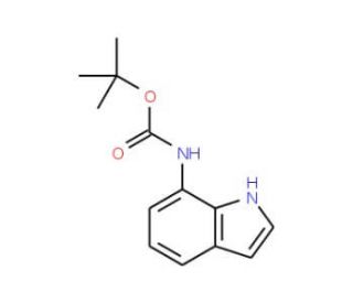 7-N-Boc-Amino-indole (CAS 886365-44-2) - chemical structure image
