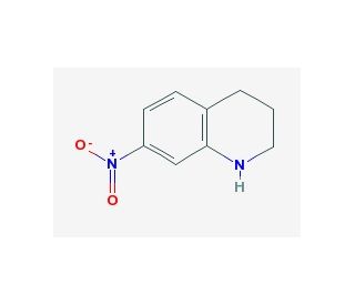 7-Nitro-1,2,3,4-tetrahydro quinoline (CAS 30450-62-5) - chemical structure image