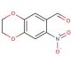 7-nitro-2,3-dihydro-1,4-benzodioxine-6-carbaldehyde (CAS 55149-81-0) - chemical structure image