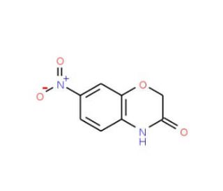 7-Nitro-2H-1,4-benzoxazin-3(4H)-one (CAS 81721-86-0) - chemical structure image