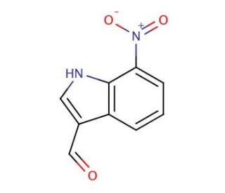 7-Nitroindole-3-carboxaldehyde (CAS 10553-14-7) - chemical structure image