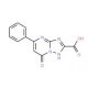 7-oxo-5-phenyl-4H,7H-[1,2,4]triazolo[1,5-a]pyrimidine-2-carboxylic acid - chemical structure image
