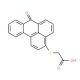 (7-Oxo-7H-benzo[de]anthracen-3-ylsulfanyl)-acetic acid (CAS 69658-13-5) - chemical structure image