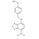 7-(p-Methoxybenzylamino)-4-nitrobenz-2-oxa-1,3-diazole (CAS 33984-50-8) - chemical structure image