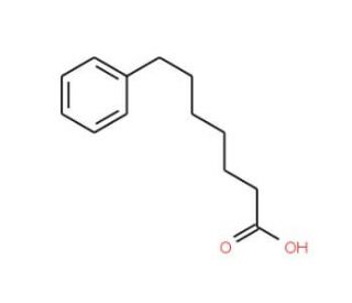 7-Phenylheptanoic acid (CAS 40228-90-8) - chemical structure image