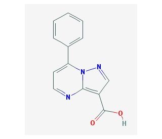 7-phenylpyrazolo[1,5-a]pyrimidine-3-carboxylic acid - chemical structure image