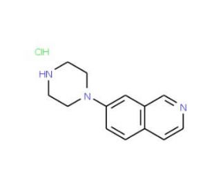 7-piperazin-1-yl-Isoquinoline, hydrochloride (CAS 936643-78-6) - chemical structure image
