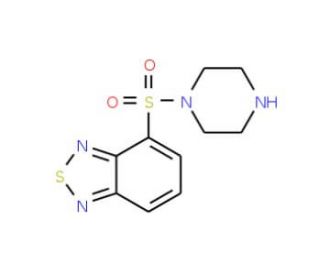 7-(piperazin-1-ylsulfonyl)-2,1,3-benzothiadiazol - chemical structure image