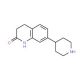 7-Piperidin-4-yl-3,4-dihydro-1H-quinolin-2-one (CAS 886362-81-8) - chemical structure image