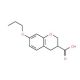 7-propoxychromane-3-carboxylic acid - chemical structure image